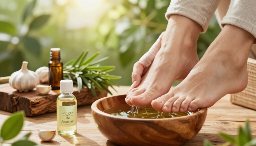 Foot Nail Fungus starts on the Inside