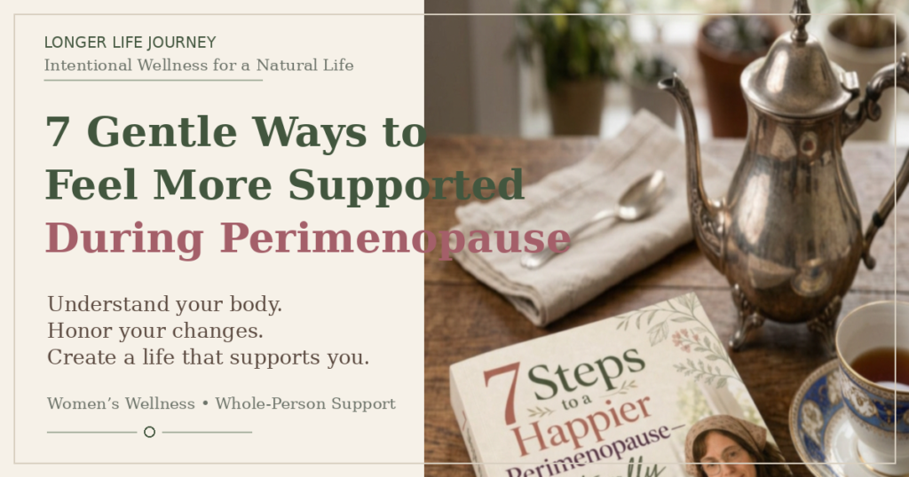 Seven gentle ways to feel more supported during perimenopause